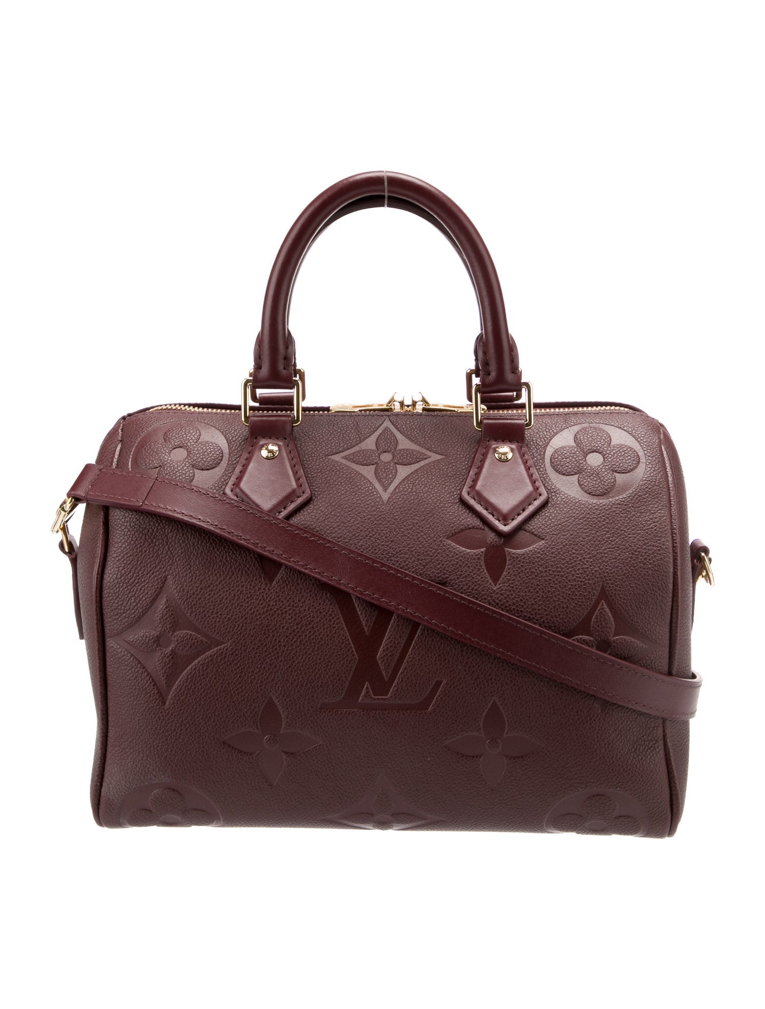 Louis Vuitton Monogram Giant Empreinte Speedy Bandouliere 25g